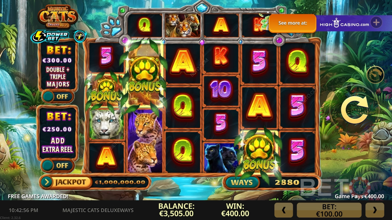 Огляд Majestic Cats DeluxeWays від BETO Slots