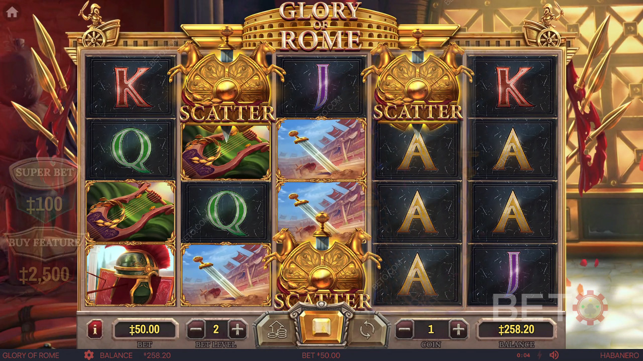 Огляд Glory of Rome від BETO Slots