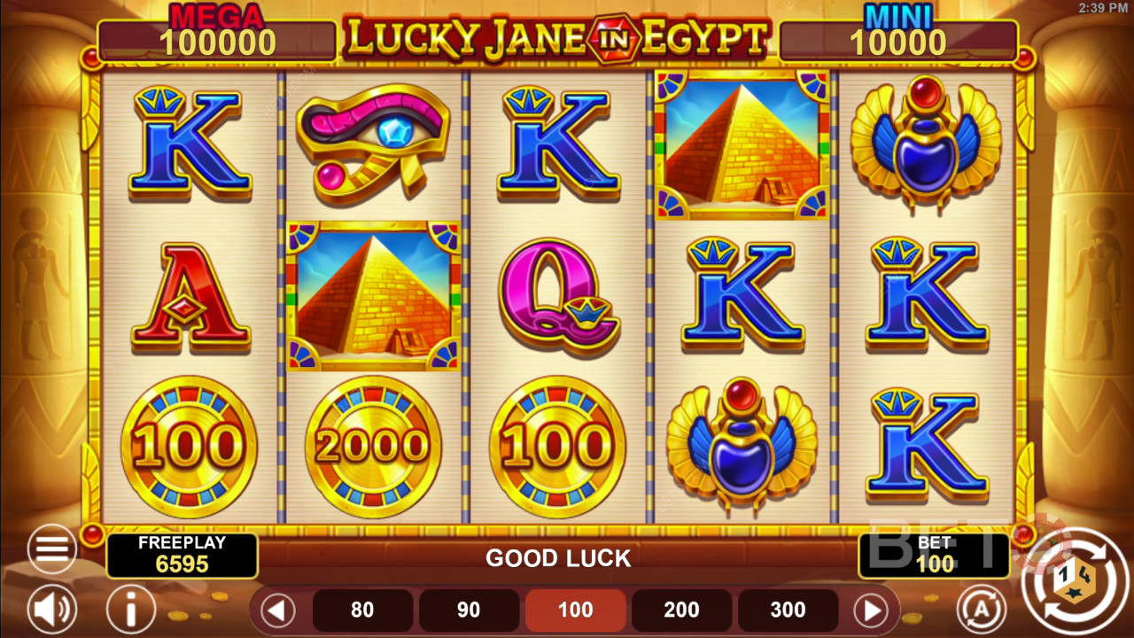 Лакі Джейн у Єгипті: огляд казино BETO Slots
