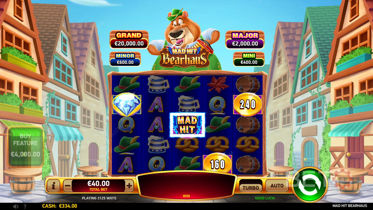 Огляд Mad Hit Bearhaus від BETO Slots