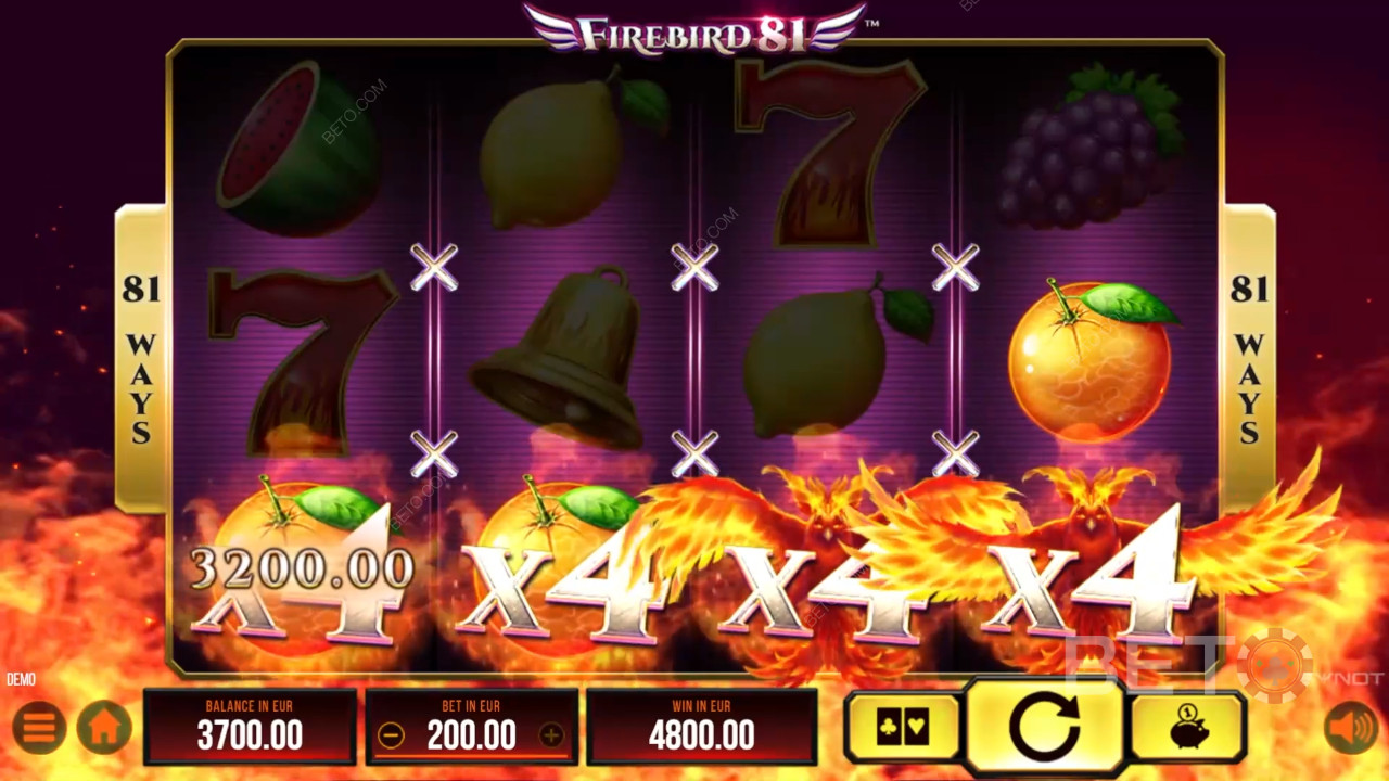 Огляд Firebird 81 від BETO Slots