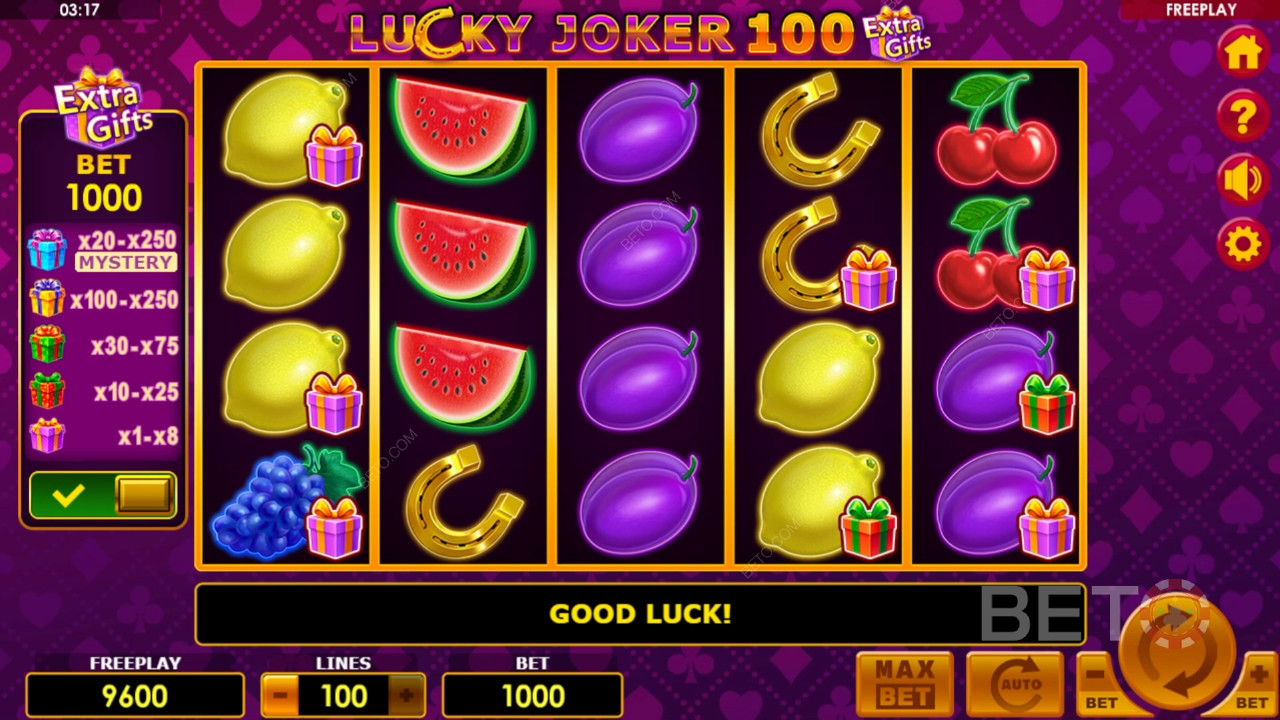 Огляд Lucky Joker 100 додаткових подарунків від BETO Slots