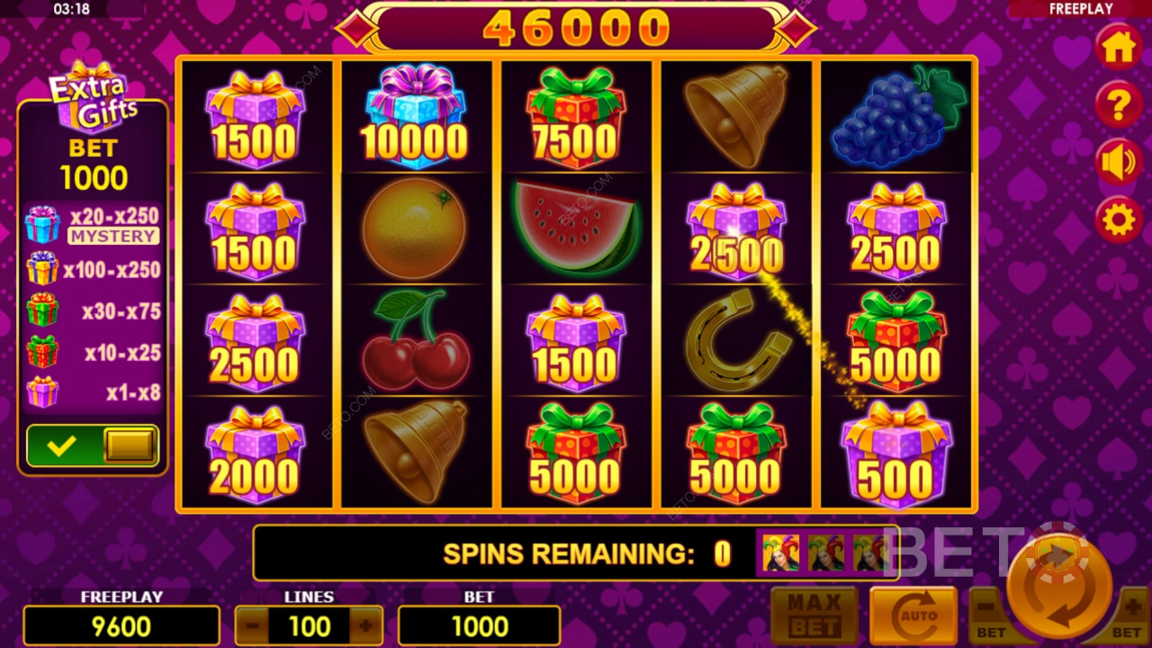 Особливості бонусу пояснюються в Lucky Joker 100 додаткових подарунків від Amatic Industries