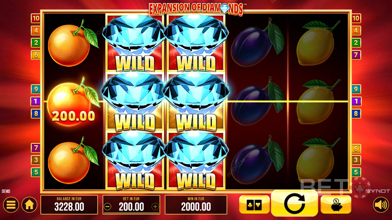 Огляд "Розширення діамантів" від BETO Slots