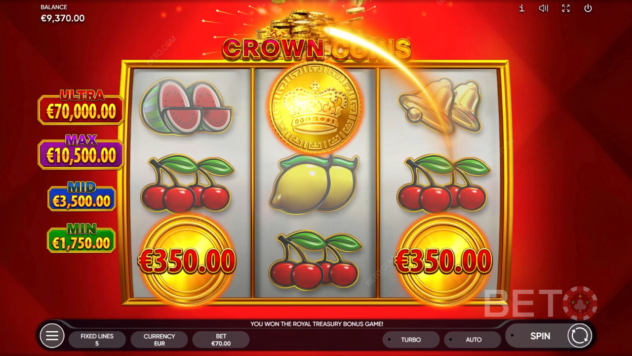Огляд Crown Coins від BETO Slots