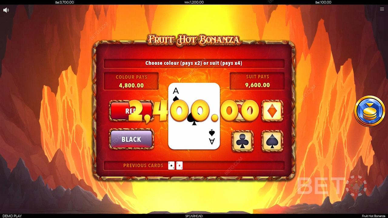 Заходьте на Fruit Hot Bonanza і спробуйте функцію азартних ігор