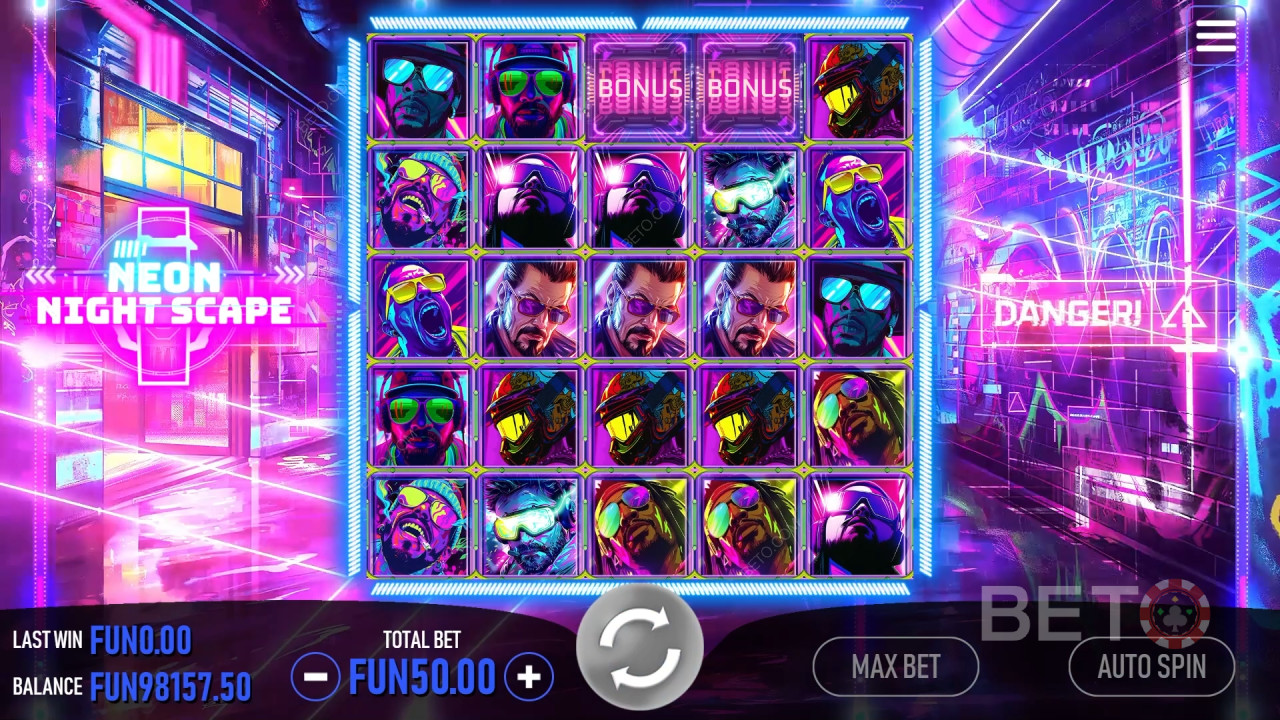 Neon Night Scape Грати Безкоштовно
