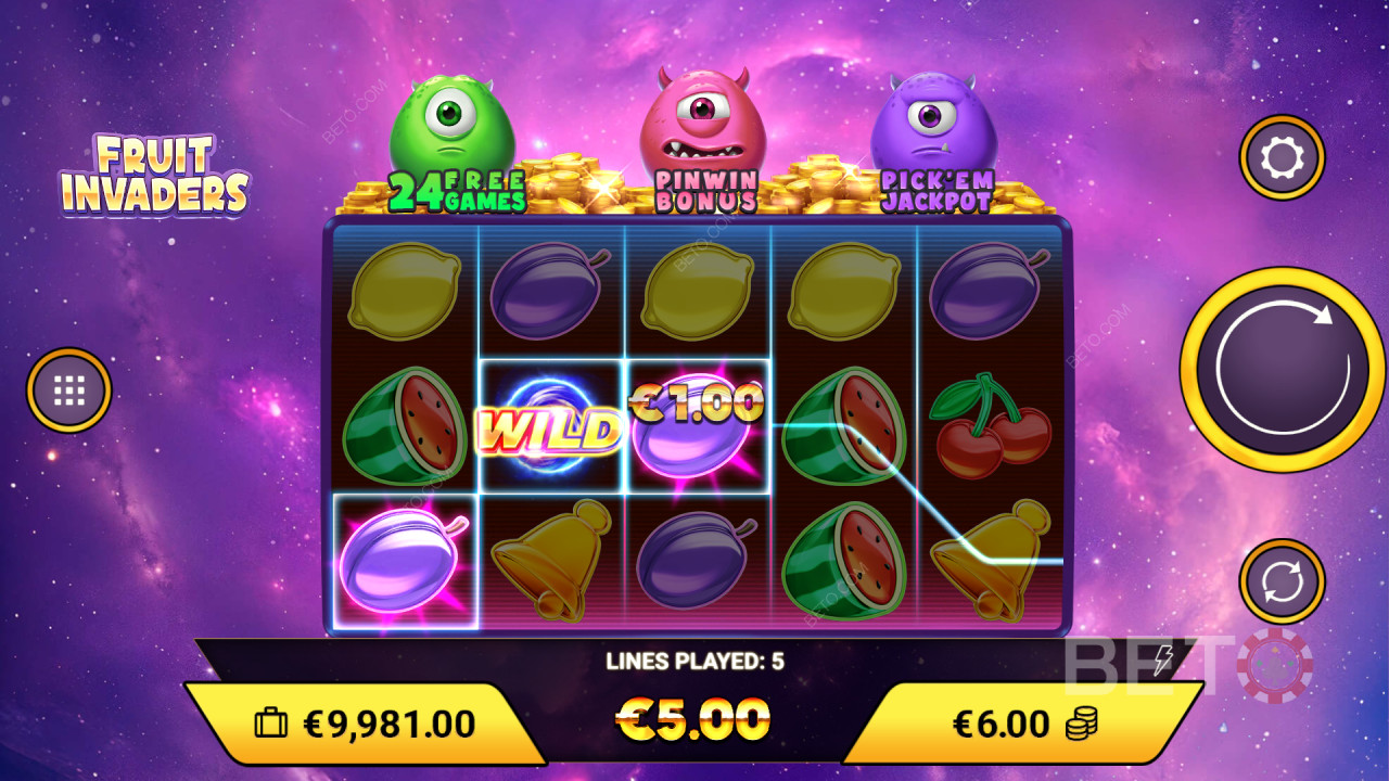Як грати в Fruit Invaders від Amigo Gaming