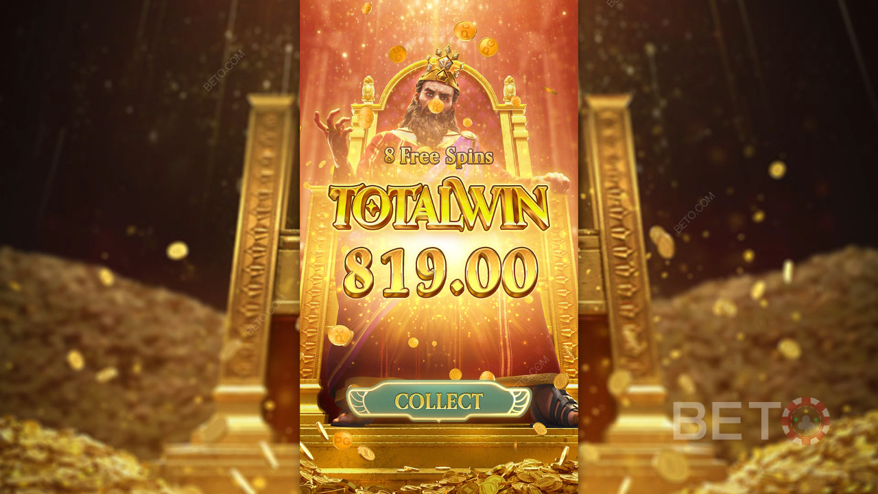 Виграйте у 2,318 разів більше вашої ставки в онлайн-слоті Midas Fortune!