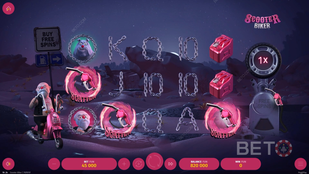 Огляд Scooter Biker від BETO Slots