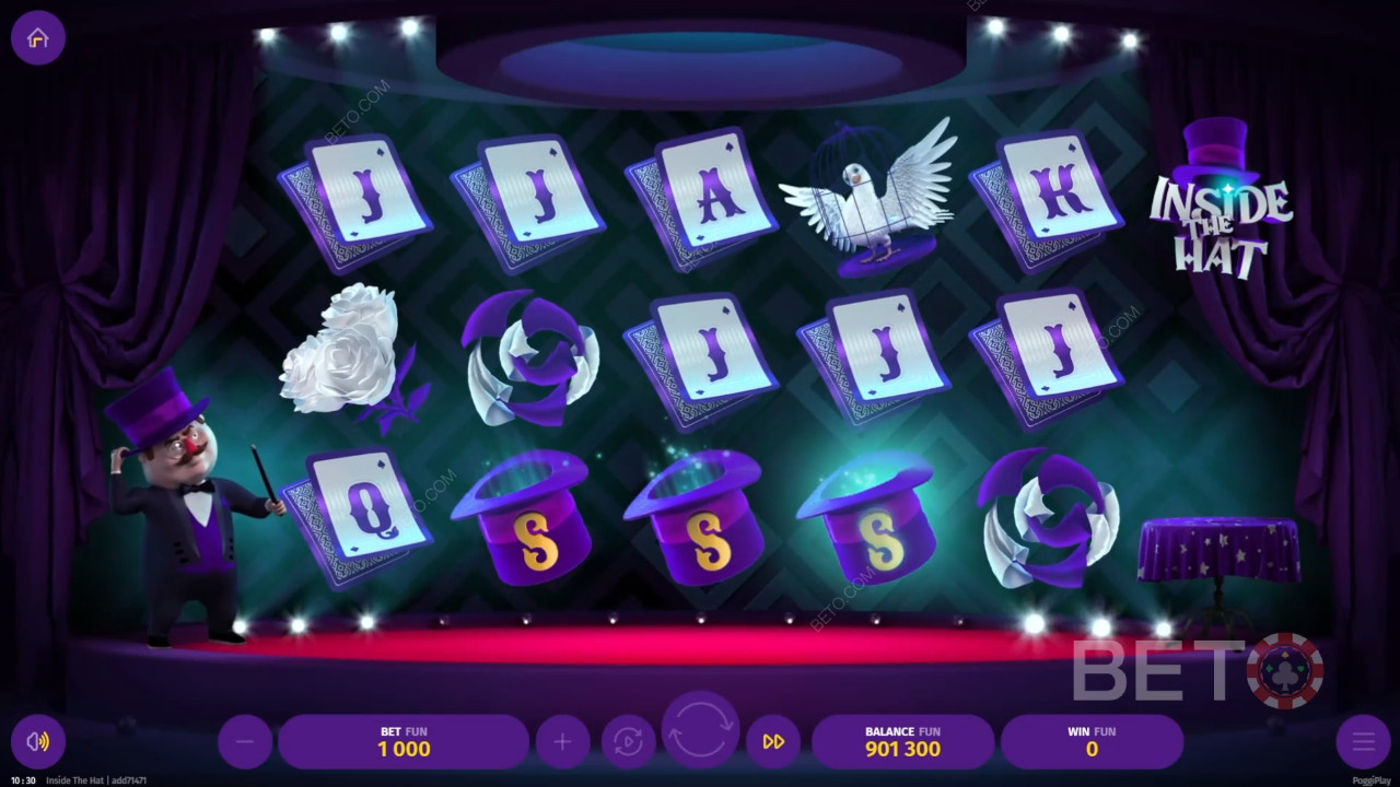 Огляд Inside The Hat від BETO Slots