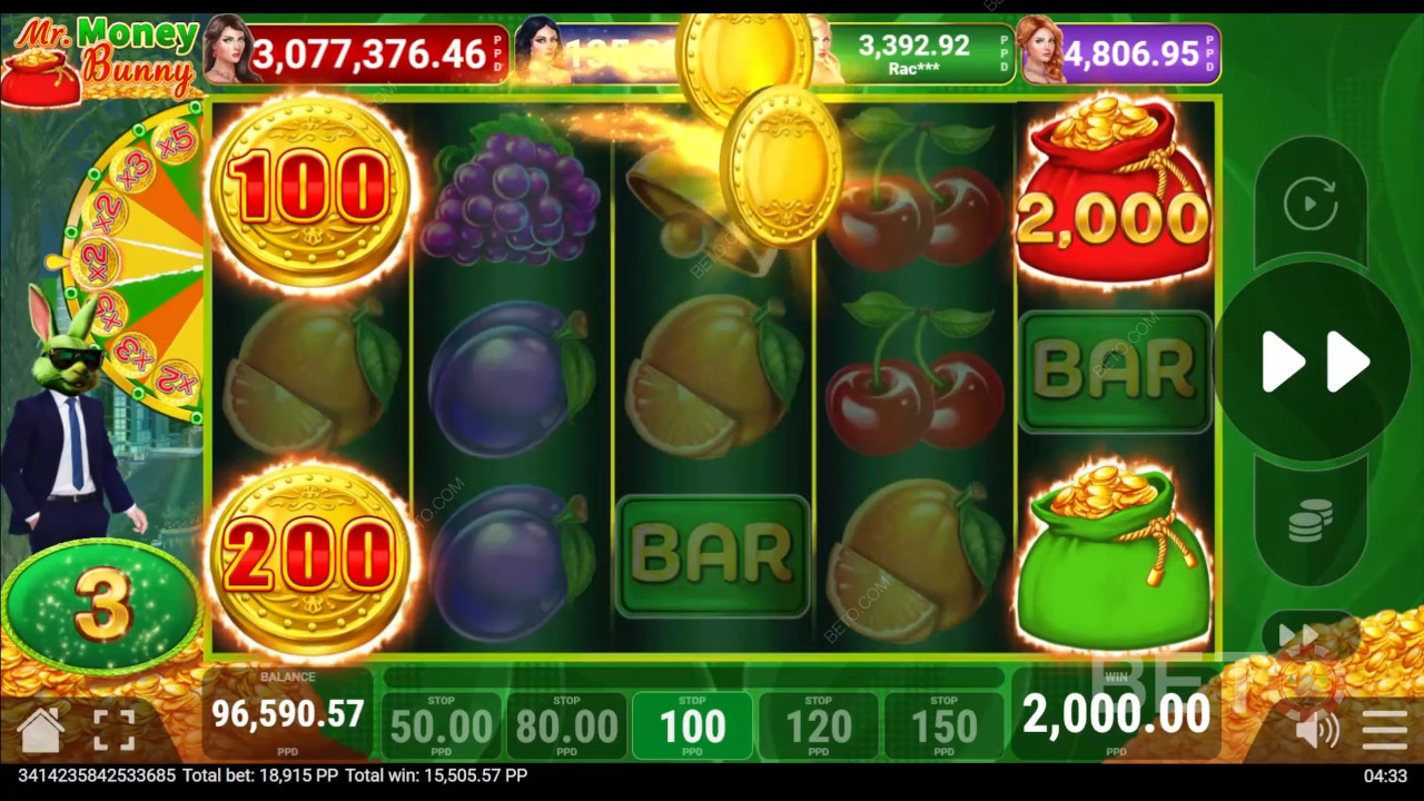 Виграйте 3,500x ставку у відеослоті Money Bunny!