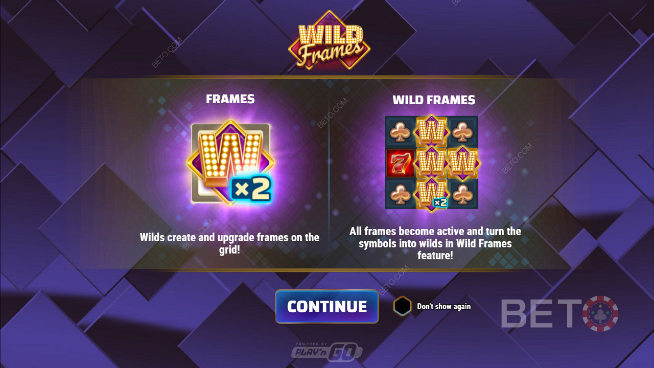 Запуск Wild Frames та інформація про бонусні можливості