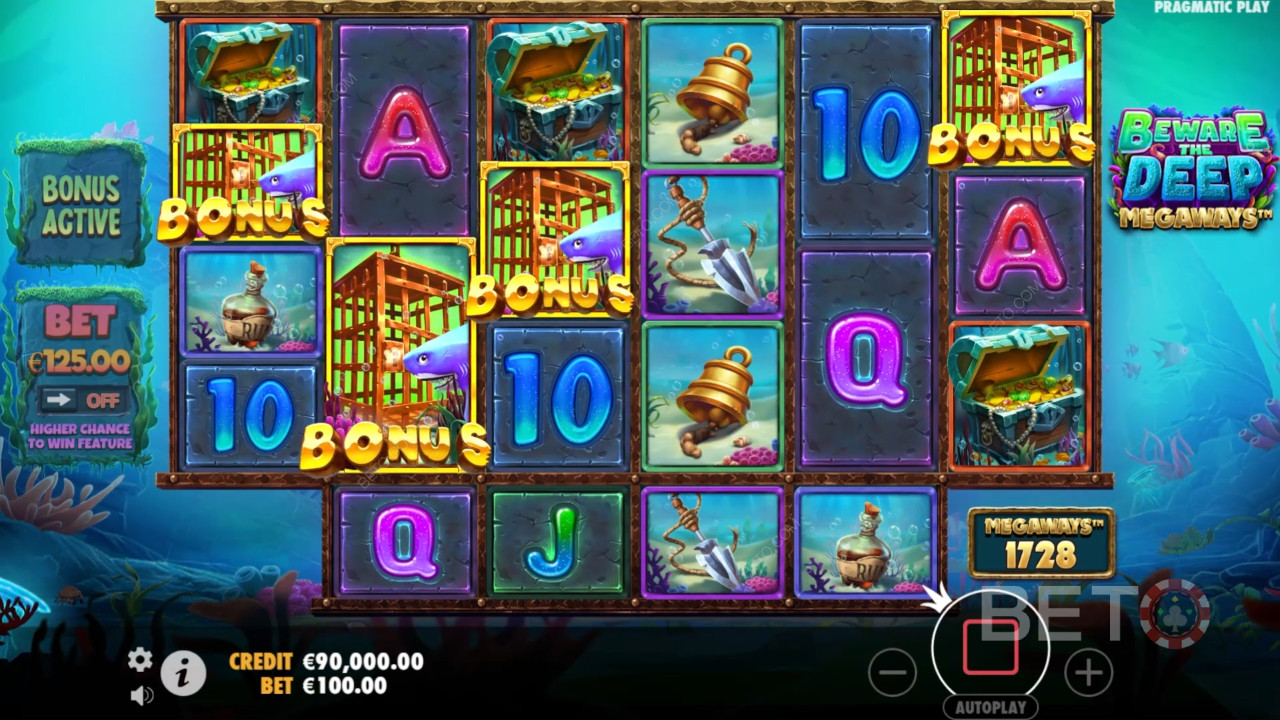 Оглядова програма Beware The Deep Megaways від BETO Slots