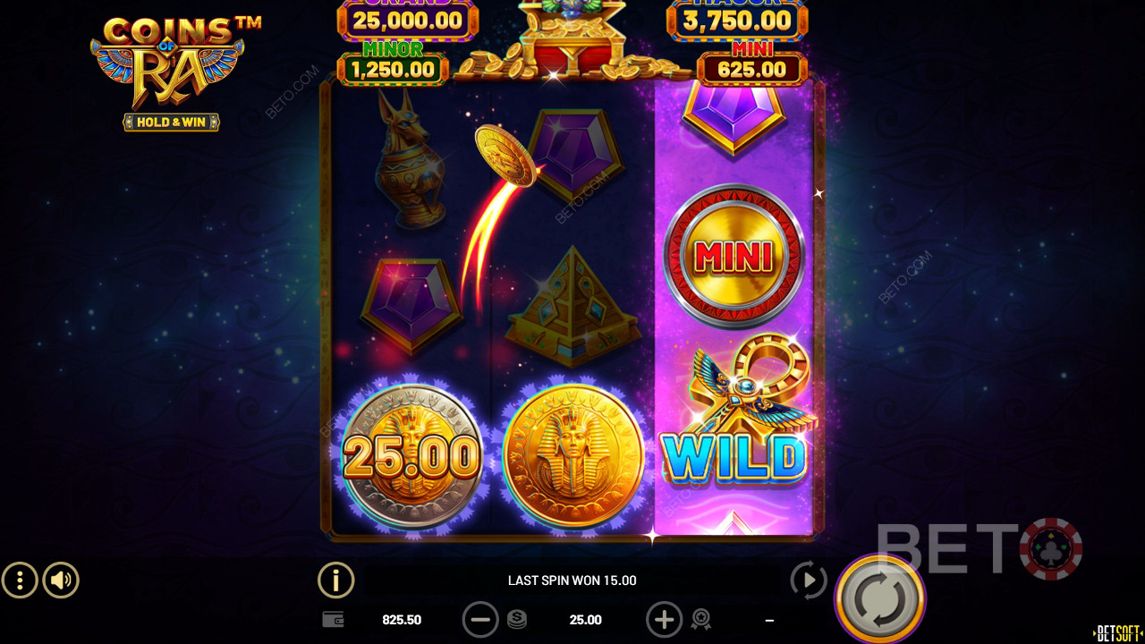 Огляд Coins of Ra від BETO Slots