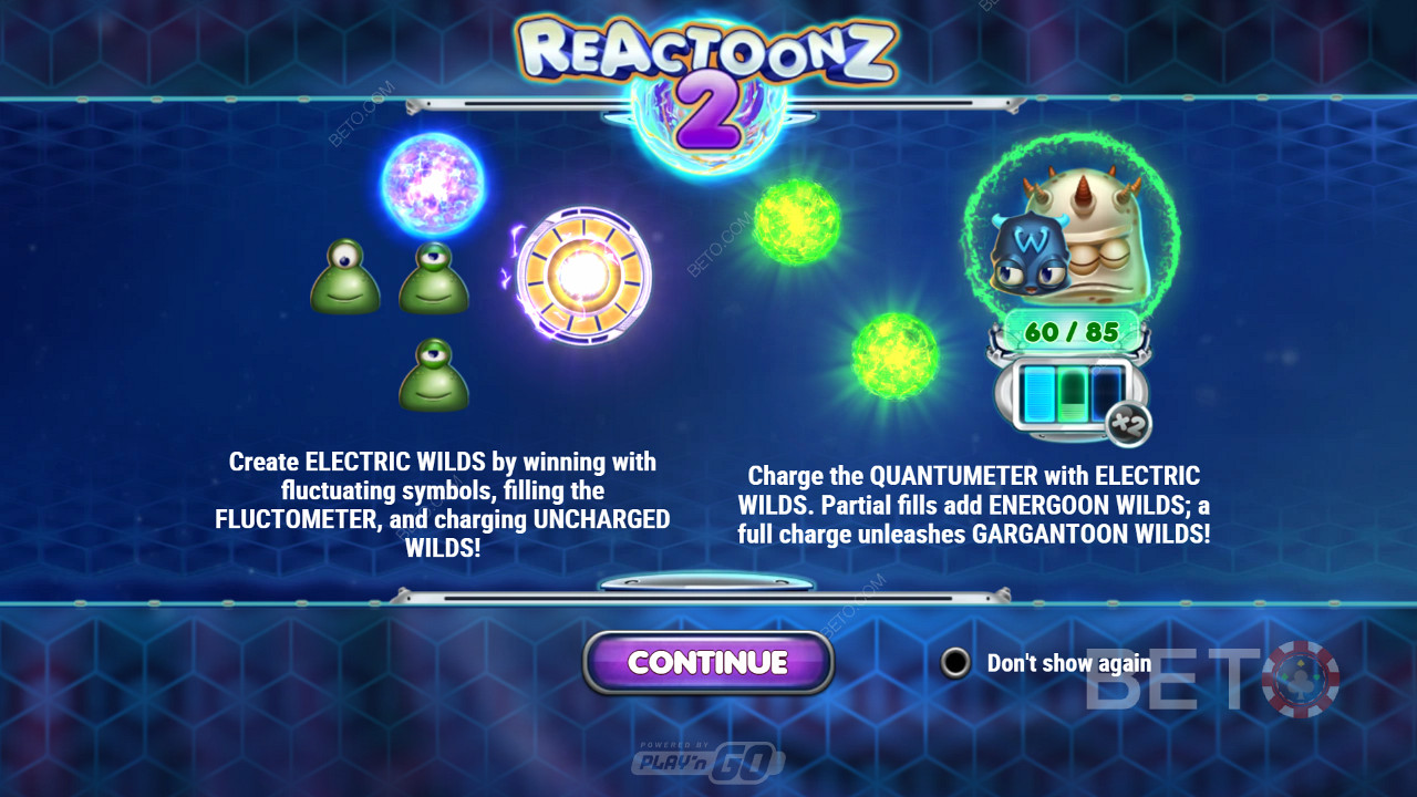 Насолоджуйтеся кількома виграшами поспіль завдяки потужним вайлдам і функціям - Reactoonz 2 від Play n GO