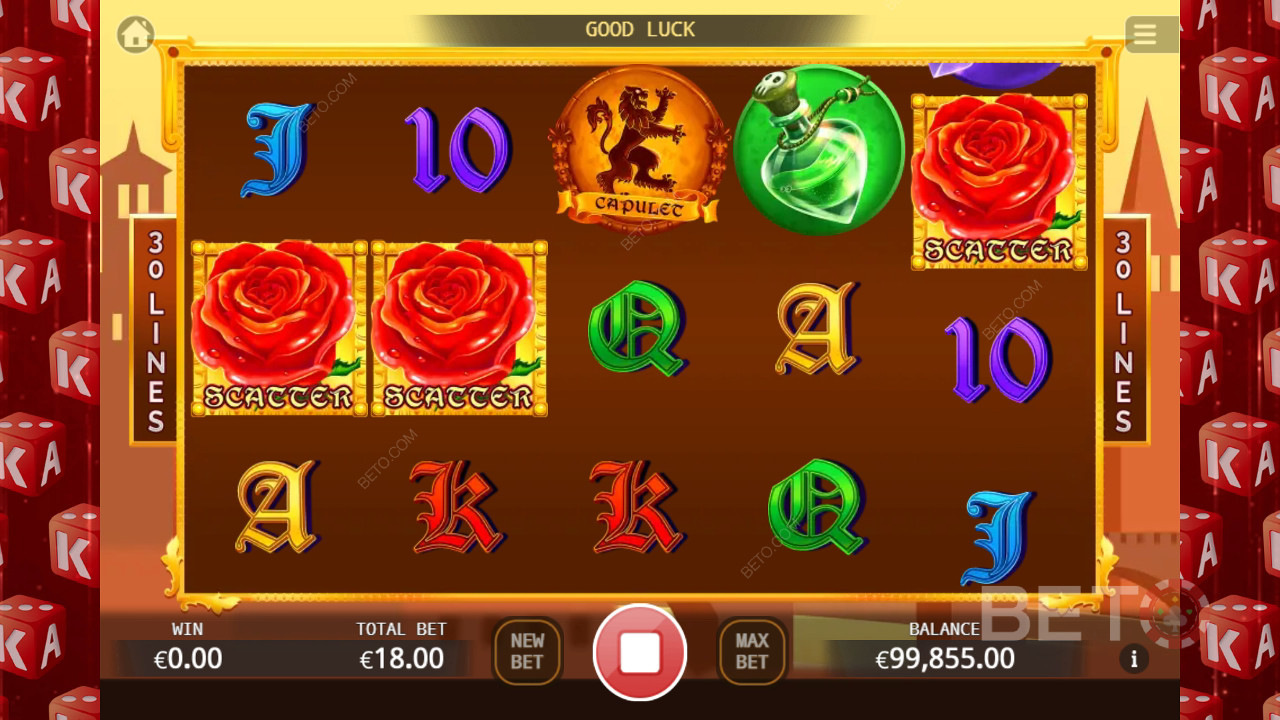 Огляд Romeo and Juliet від BETO Slots