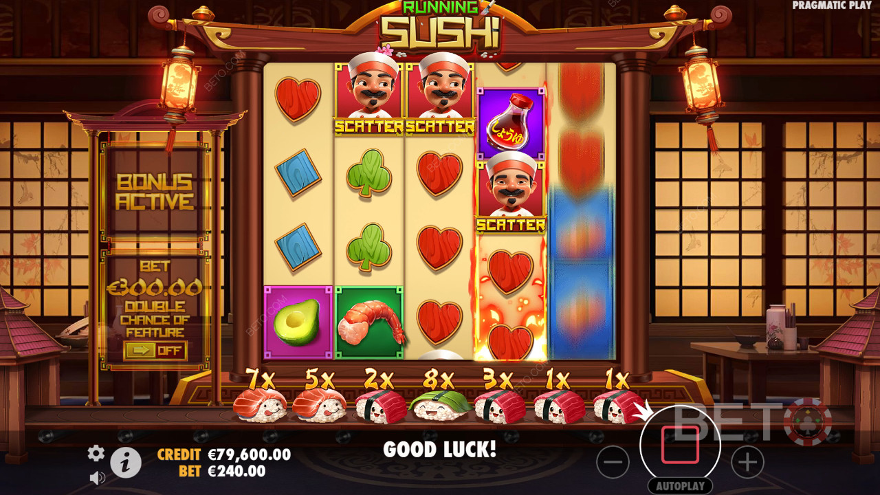 Огляд Running Sushi від BETO Slots