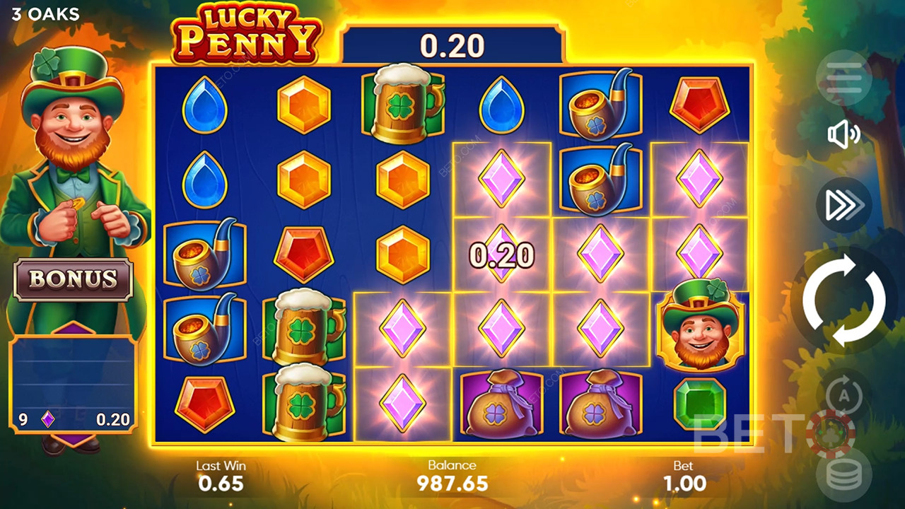 Як грати в Lucky Penny від 3 Oaks Gaming