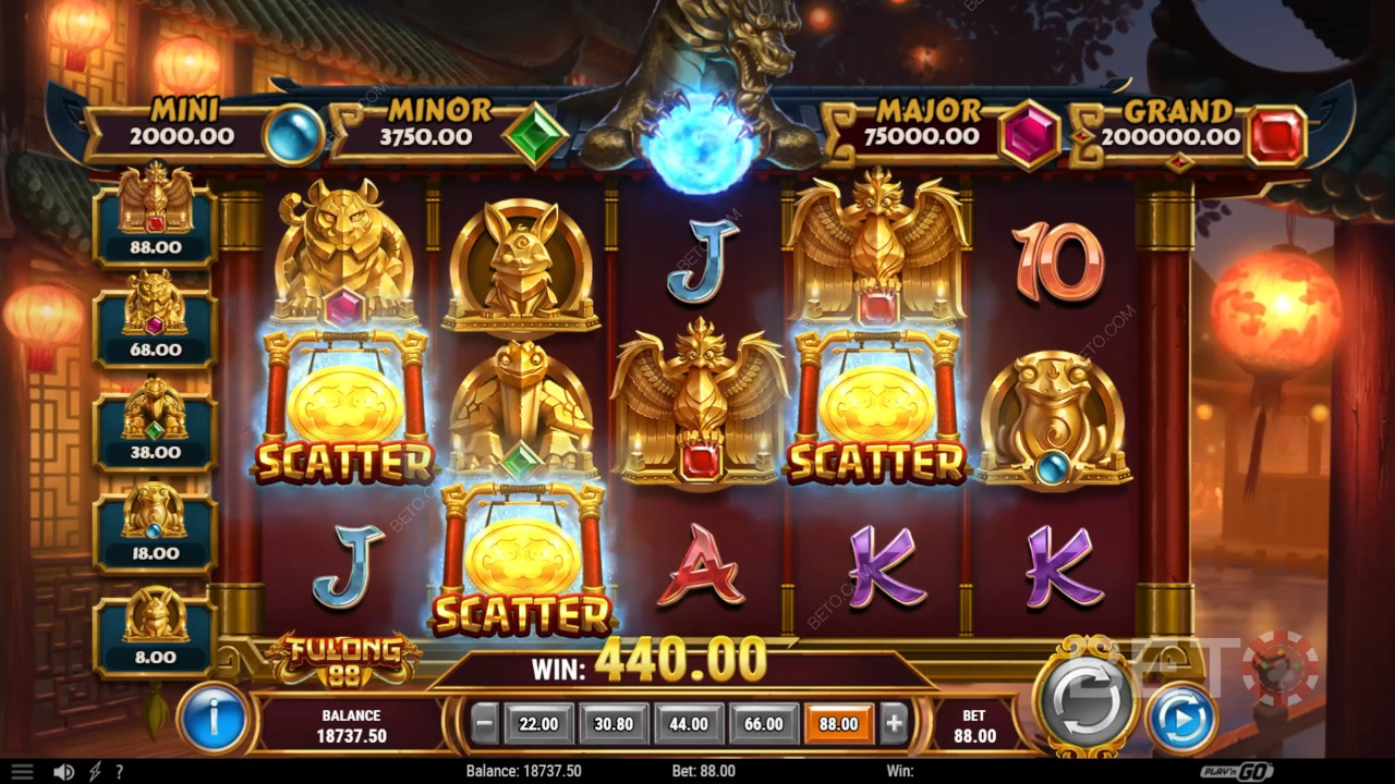 Fulong 88 Огляд від BETO Slots
