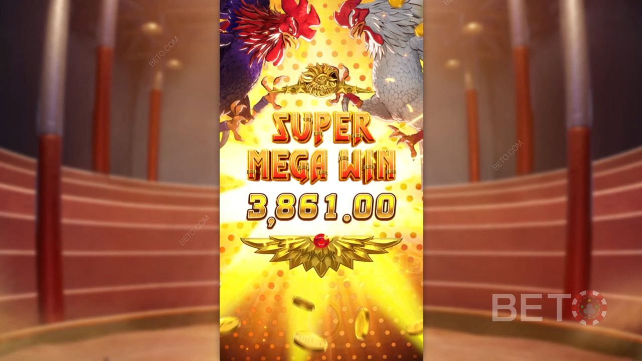Виграйте 20 000-кратну ставку у відеослоті Rooster Rumble!