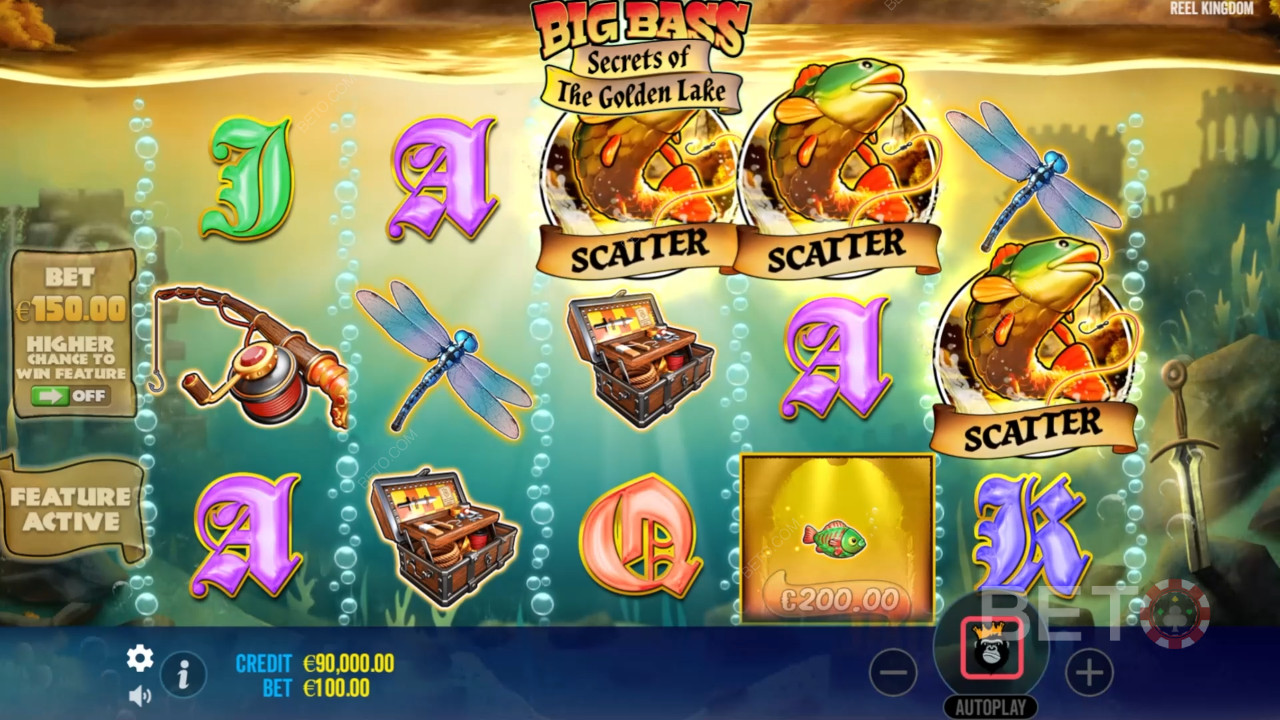 Огляд Big Bass Secrets of the Golden Lake від BETO Slots