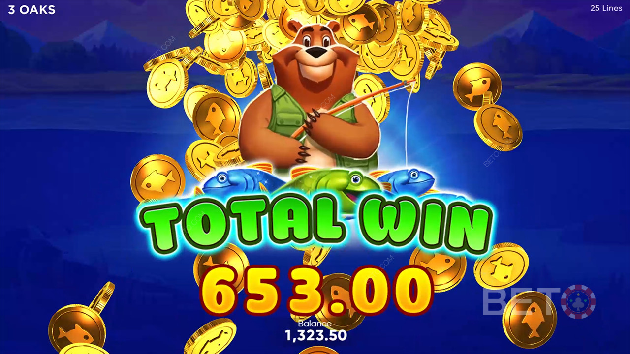 Виграйте 2,500x ставку в онлайн-слоті Fishin