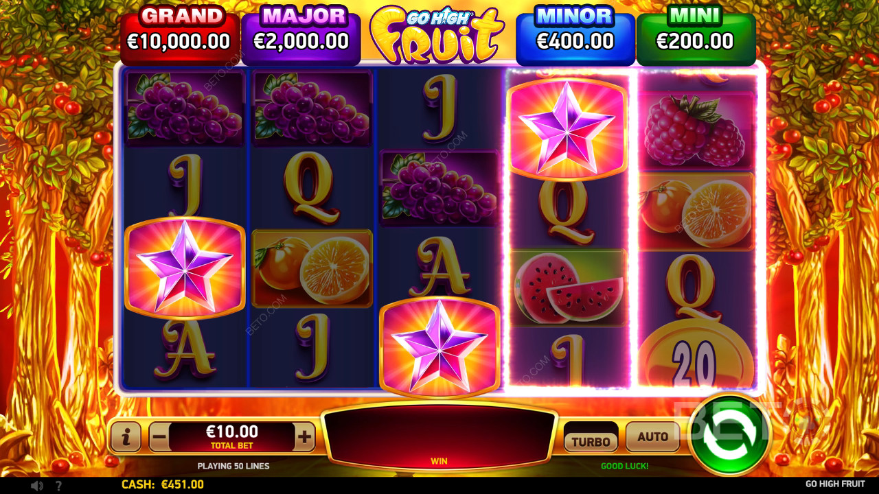Огляд Go High Fruit від BETO Slots