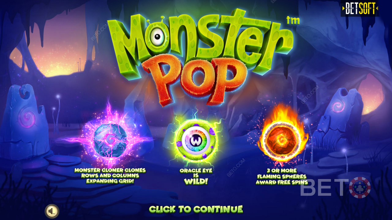 Насолоджуйтеся інноваційними бонусними функціями у відеослоті Monster Pop