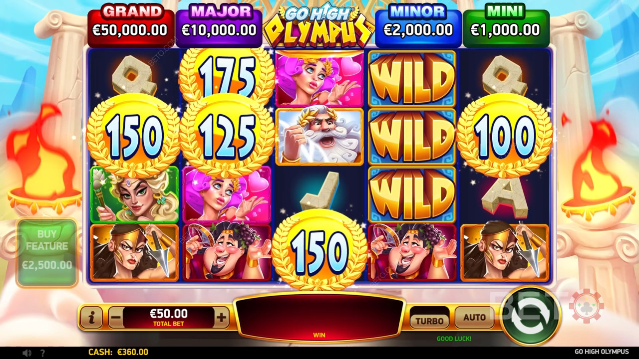 Огляд Go High Olympus від BETO Slots