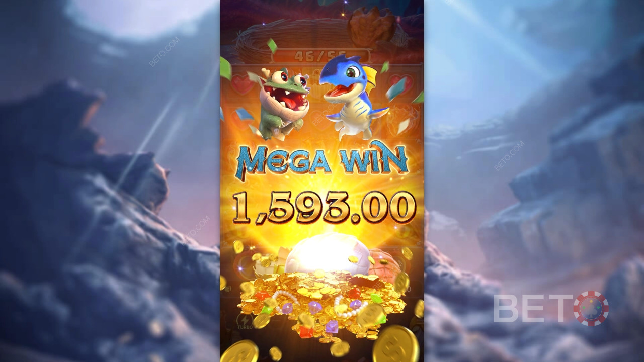 Виграйте у 2,500 разів більше вашої ставки в онлайн-слоті Dragon Hatch 2!