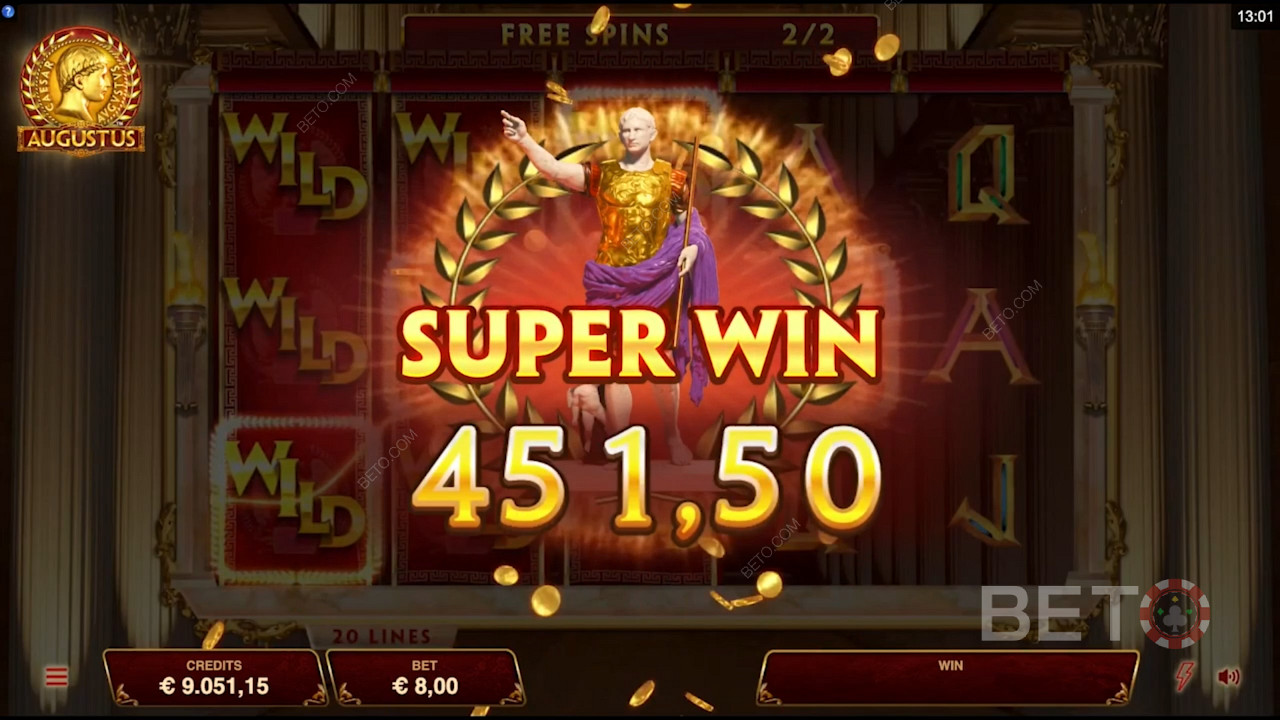 Отримайте супервиграш, граючи в азартні ігри на Augustus