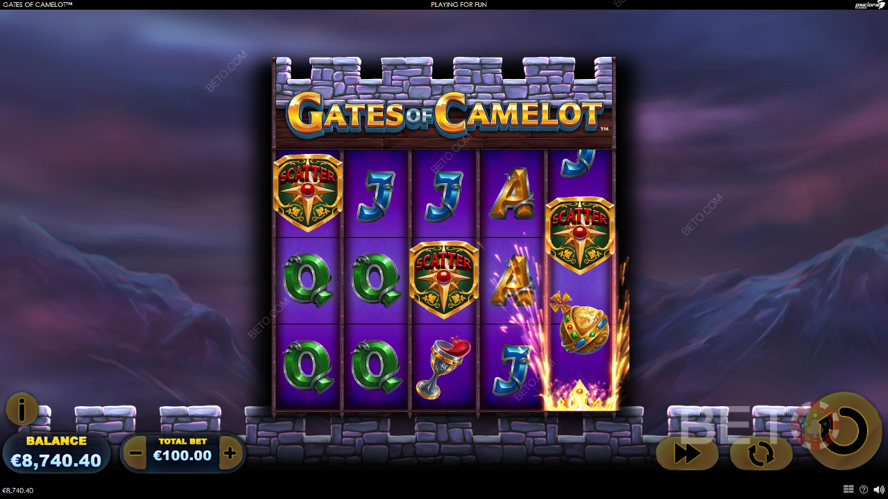 Огляд Gates of Camelot від BETO Slots