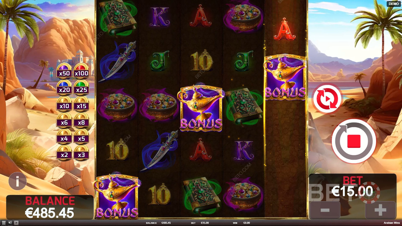 Огляд Arabian Wins від BETO Slots