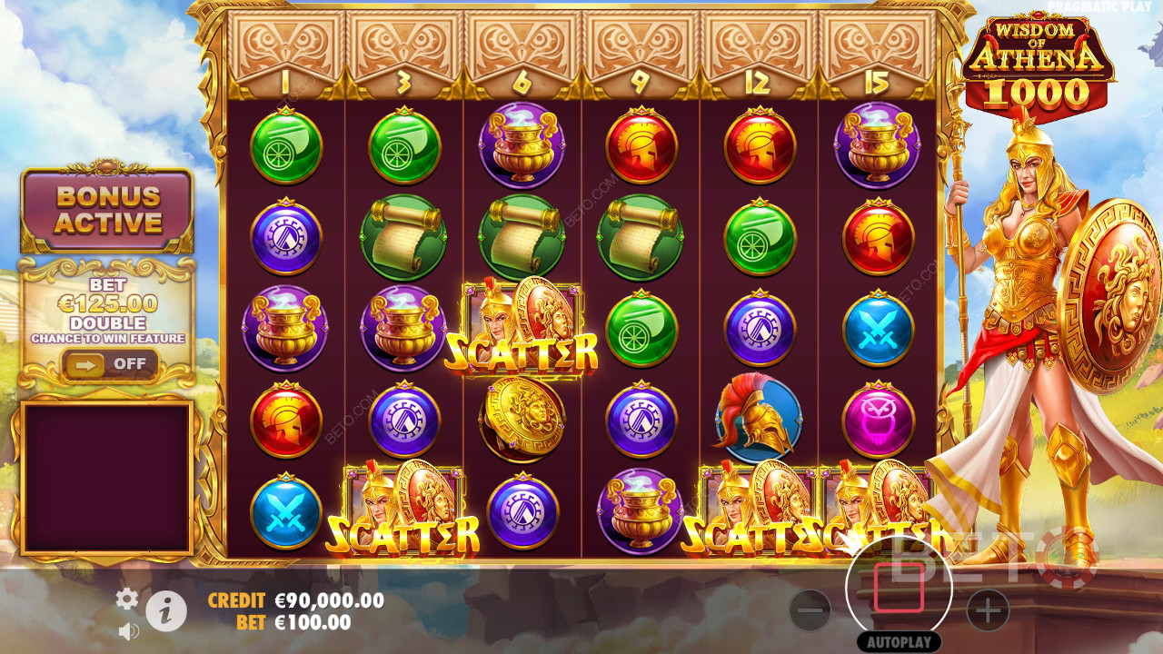 Мудрість Афіни 1000 Огляд від BETO Slots