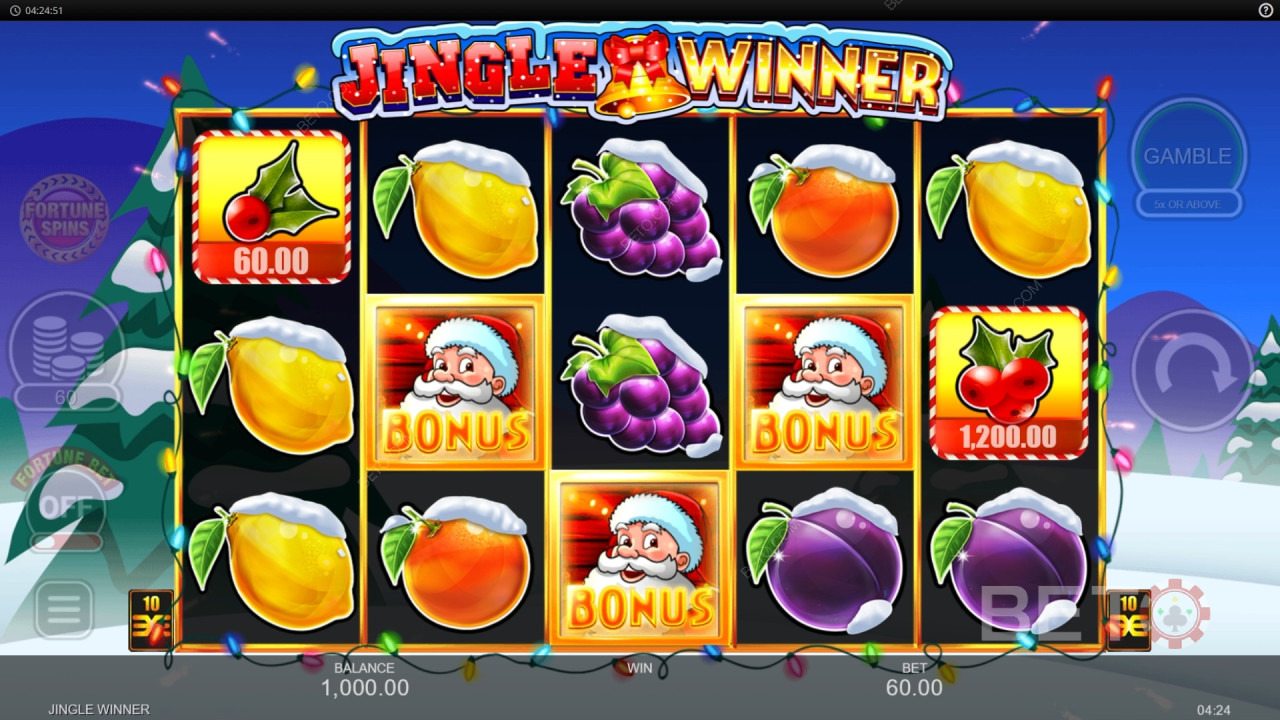 Огляд Jingle Winner від BETO Slots