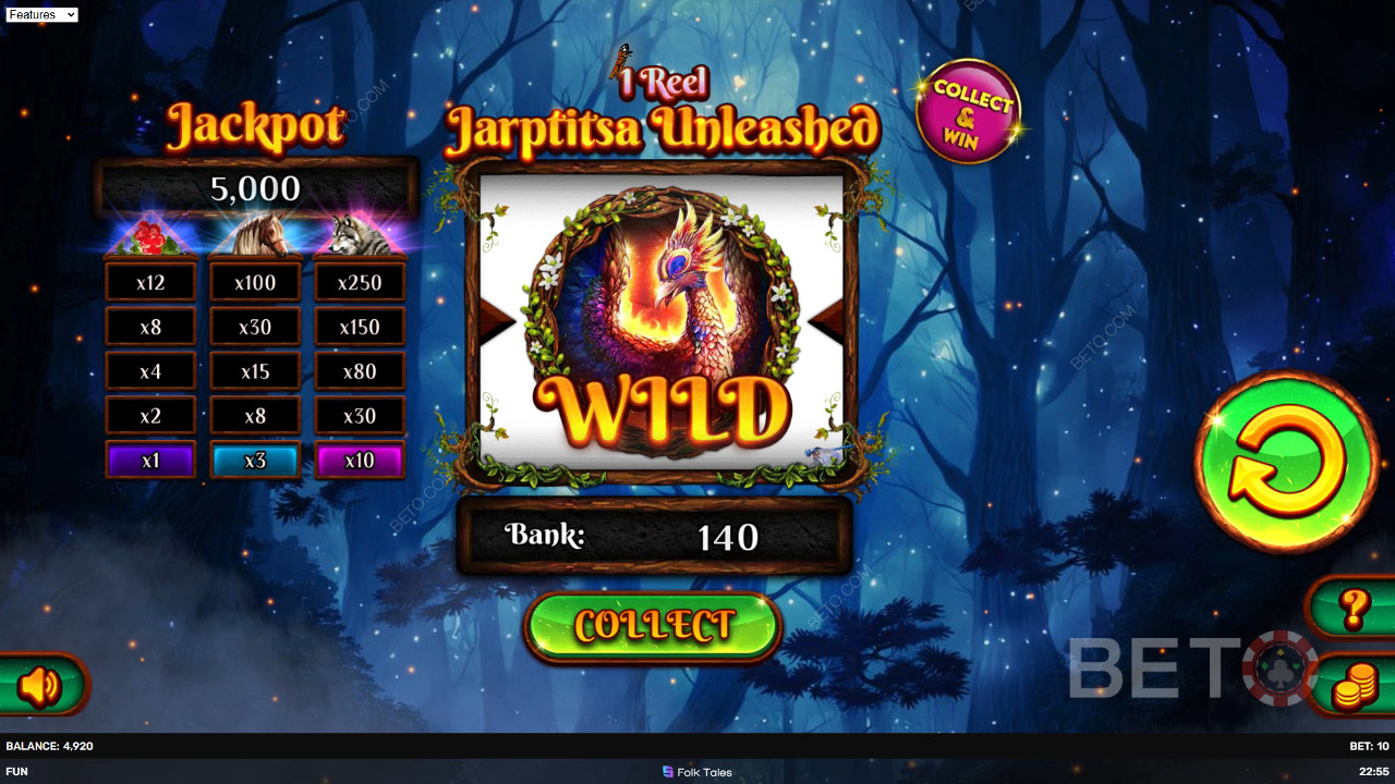 Огляд 1 Reel Jarptitsa Unleashed від BETO Slots