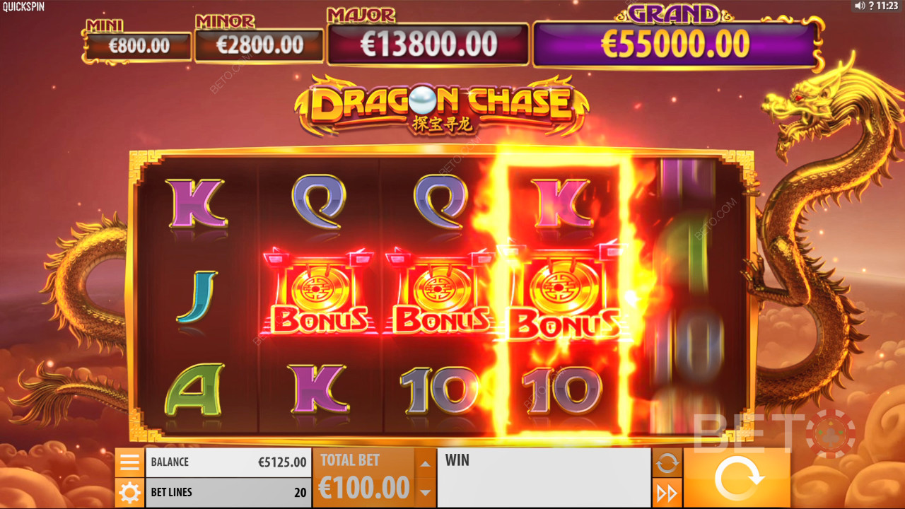 Огляд Dragon Chase від BETO Slots