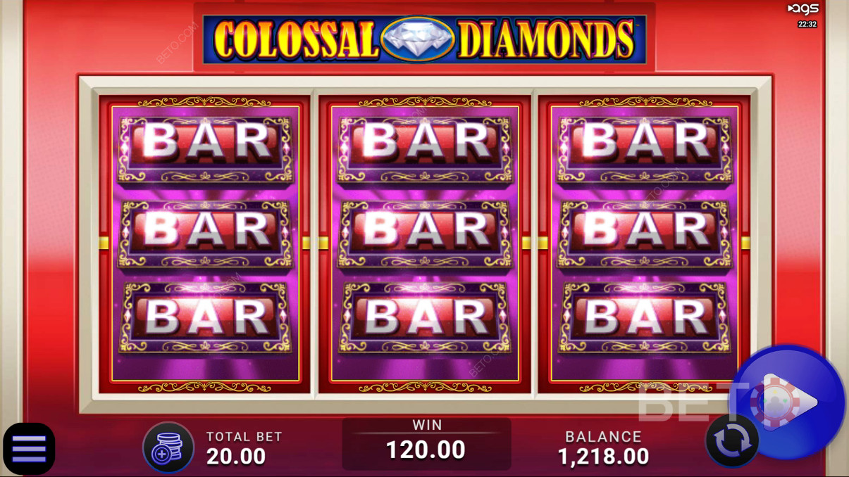 Огляд Colossal Diamonds від BETO Slots