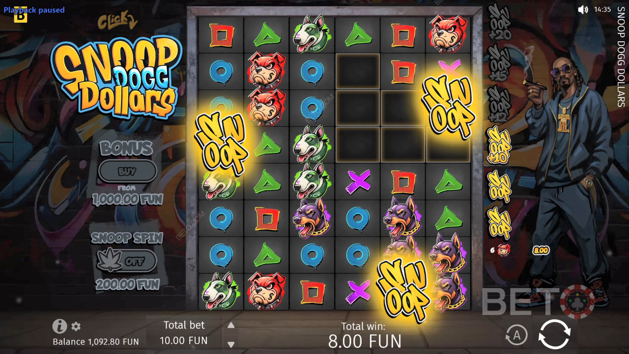 Огляд Snoop Dogg Dollars від BETO Slots
