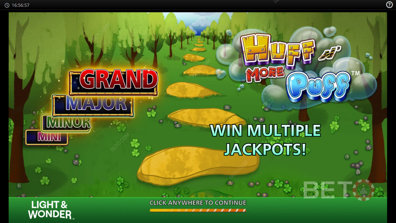 Виграйте 5,000-кратну ставку в онлайн-слоті Huff N