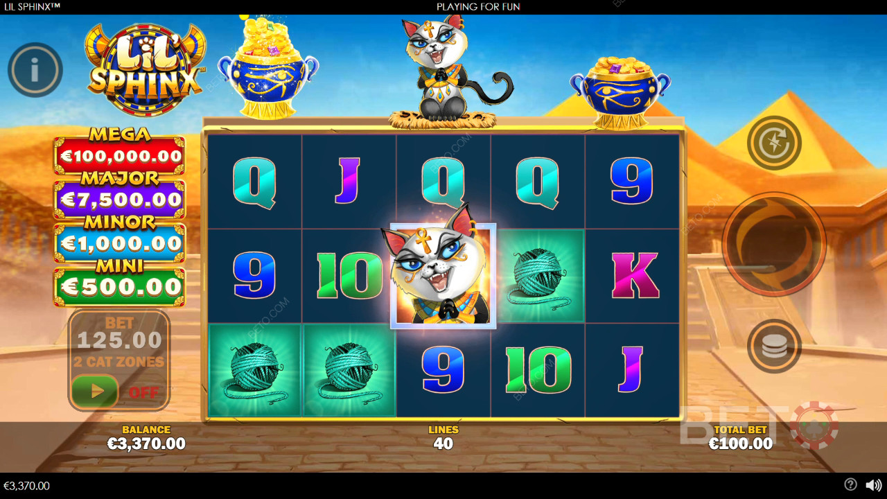 Огляд Lil Sphinx від BETO Slots