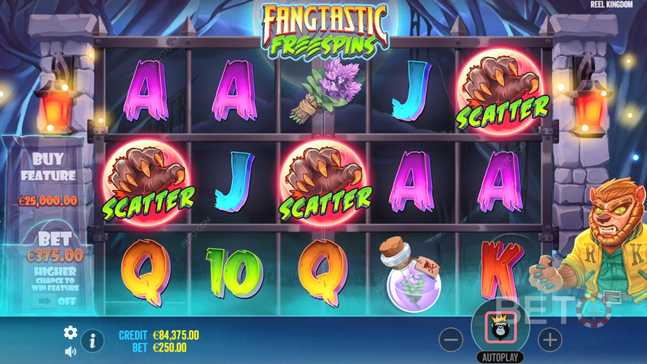 Огляд фріспінів Fangtastic від BETO Slots