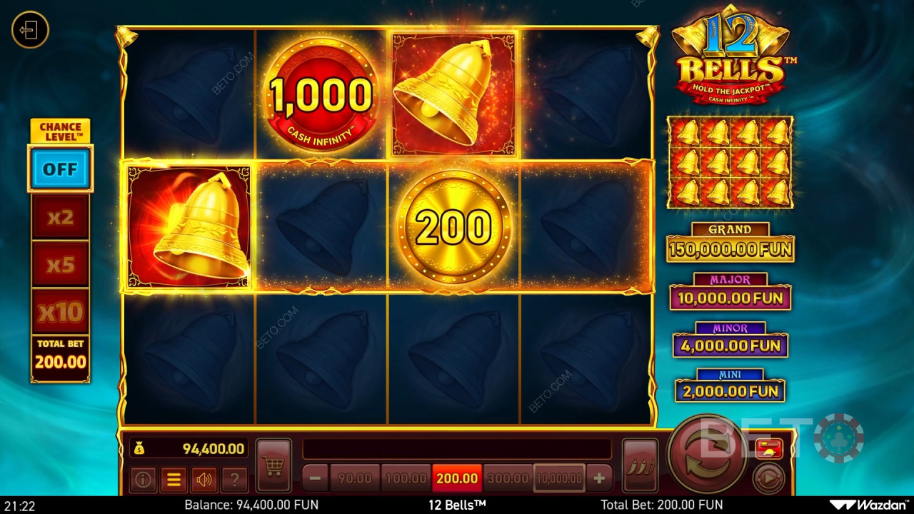 12 Bells Огляд від BETO Slots