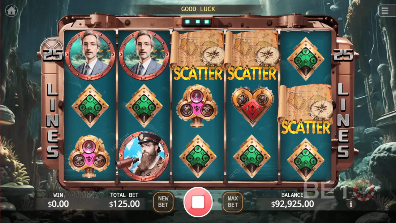 Огляд 20000 Leagues under the Sea від BETO Slots
