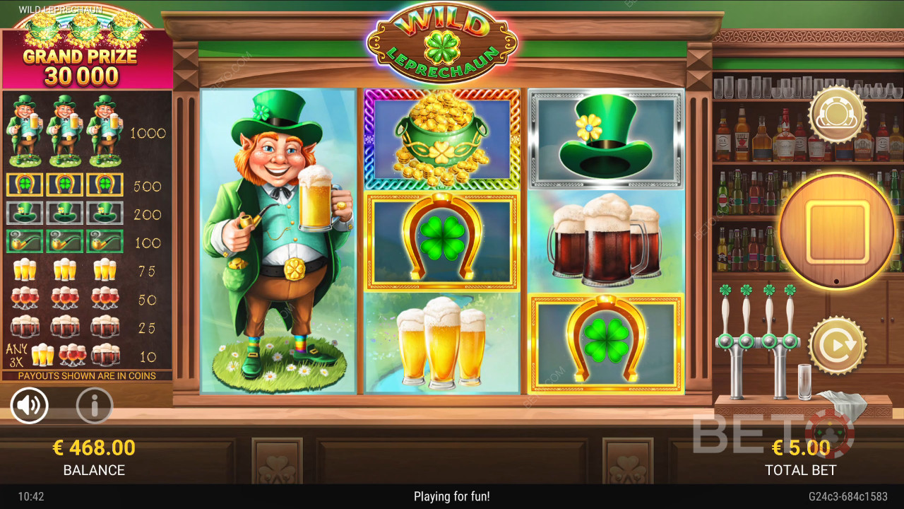 Огляд Wild Leprechaun від BETO Slots