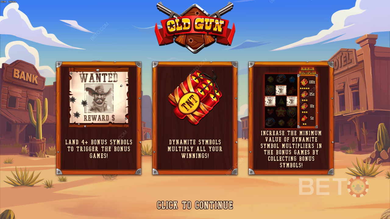 Особливості бонусів у грі Old Gun від Backseat Gaming