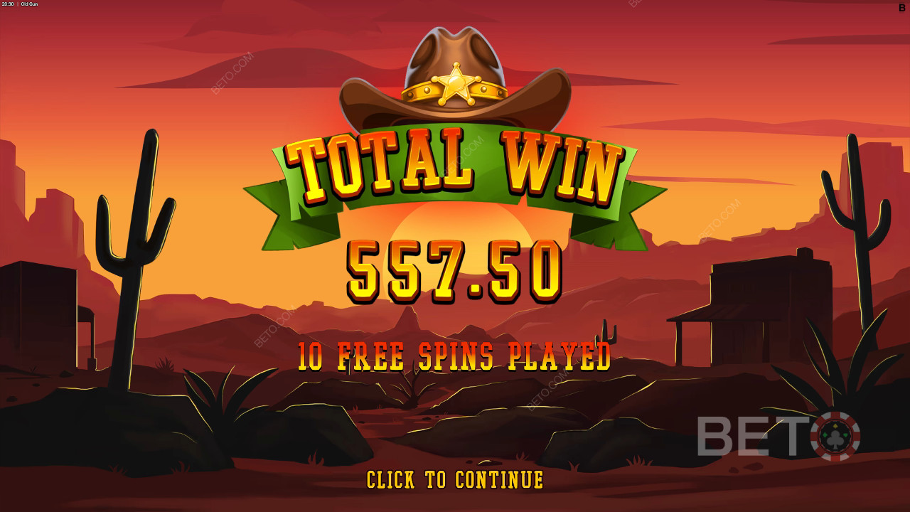 Виграйте 12,500x вашу ставку в слоті Old Gun!