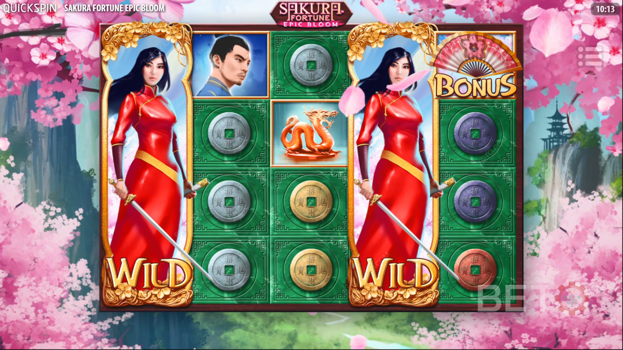 Sakura Fortune Огляд Epic Bloom від BETO Slots
