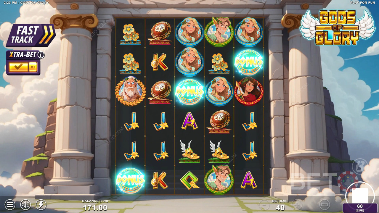 Огляд Gods of Glory від BETO Slots